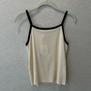 K-Fashion 3.3 Field Trip Elegant Cream Spaghetti Strap Top